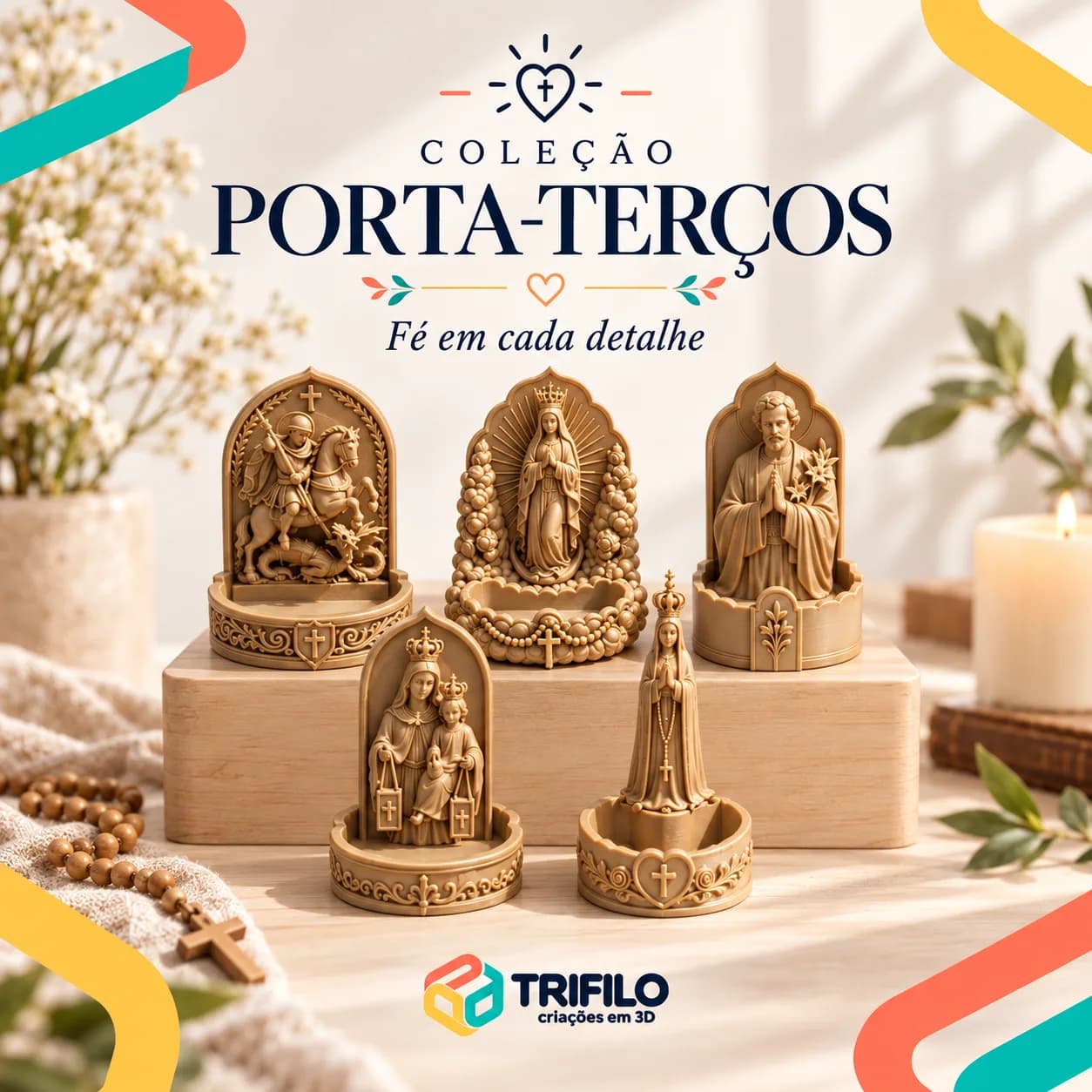 Porta Terço - Nossa Senhora da Conceição